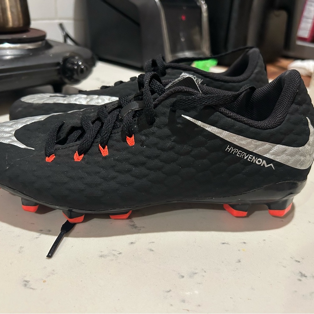 Nike Hypervenom Black Soccer Cleats
